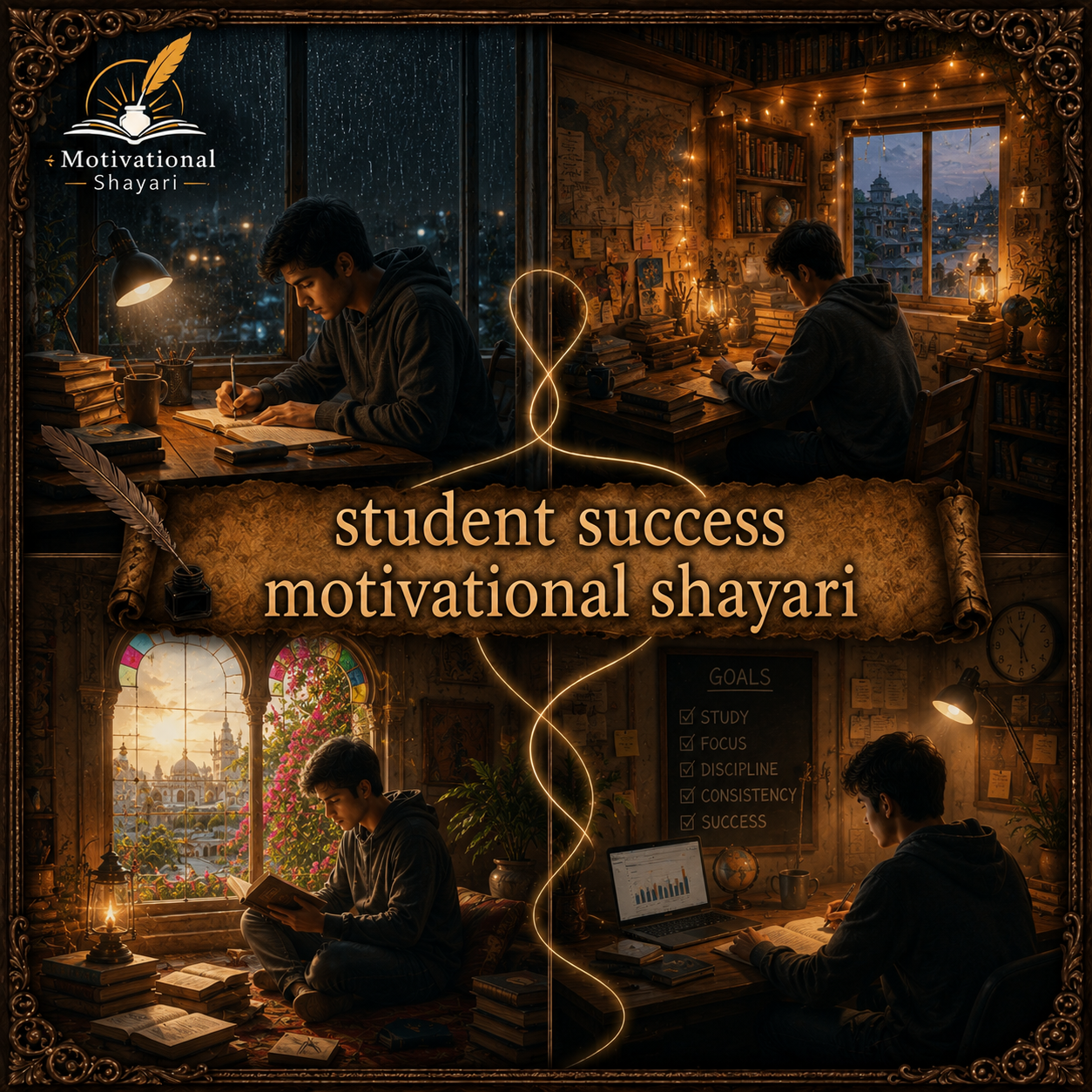 student success motivational shayari