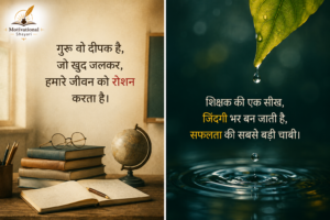 Motivational Shayari On Teacher In Hindi